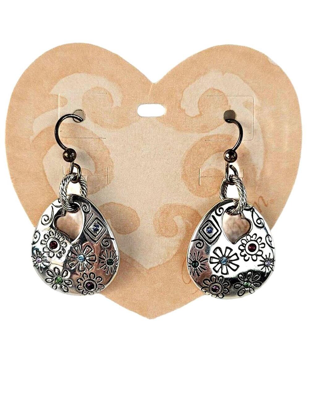 Brighton Fireworks Dangle Earrings with Swarovski Crystals